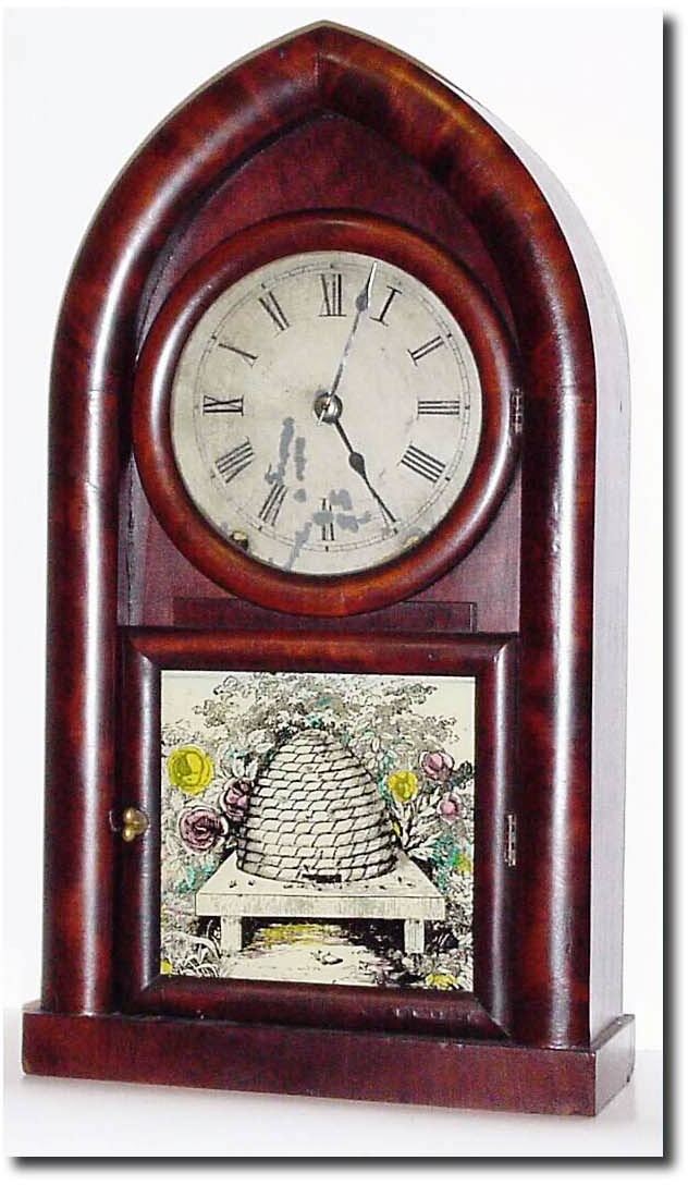 C.1870, Jerome and Co., (New Haven), a good clean 8-day beehive, with some restoration. — Antique Clocks Price Guide