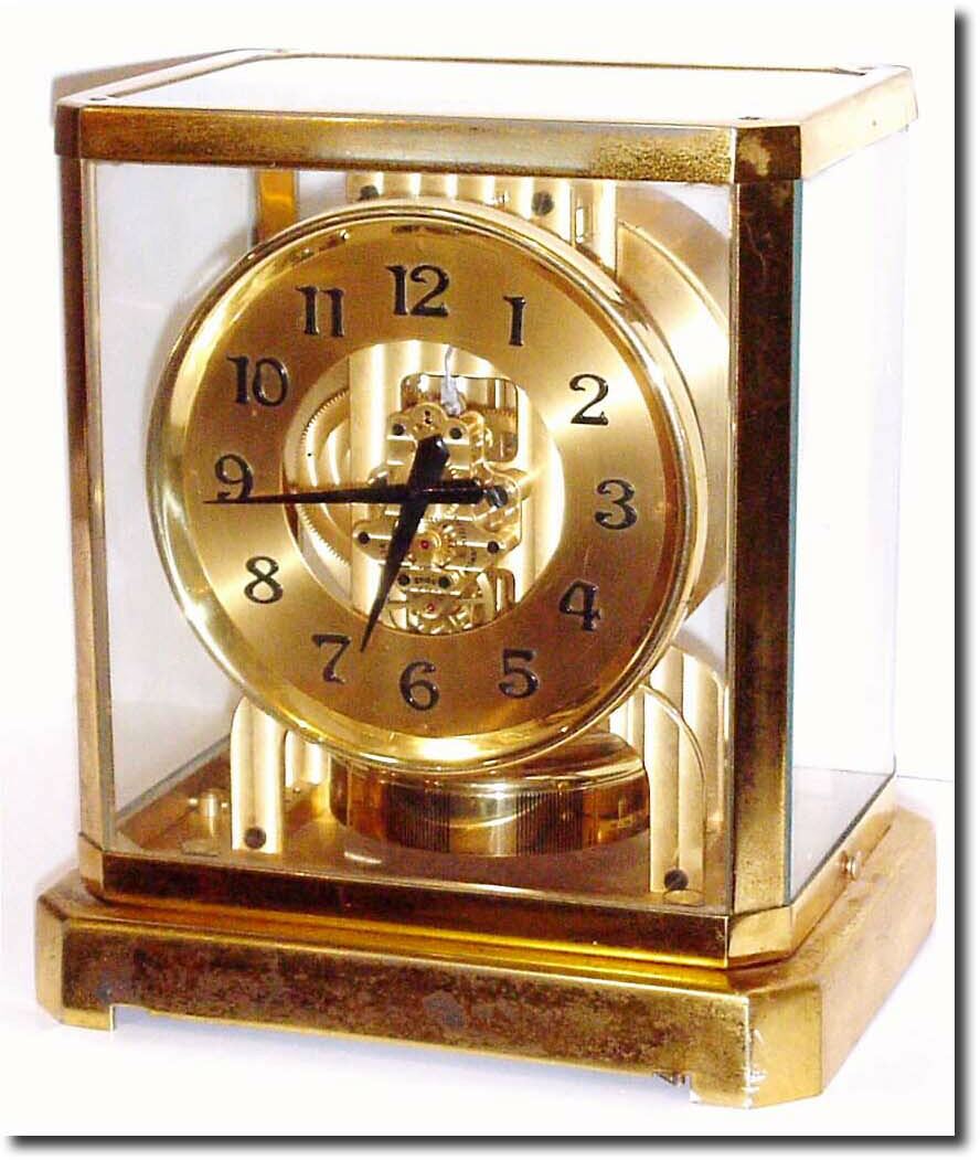 C.1930, Swiss, Le Coultre, "Atmos' Self winding clock, "runs on air'. — Antique Clocks Price Guide