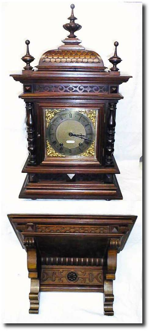 C.1890, German, Quarter Striking Clock with Bracket. — Antique Clocks Price Guide