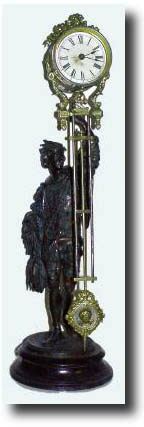 C.1890, Ansonia 8-Day "Fisherman Swing" — Antique Clocks Price Guide