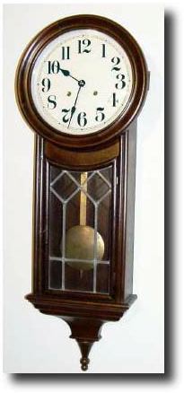 C.1913, New Haven "NANSEN" mahogany wall clock — Antique Clocks Price Guide
