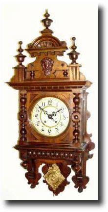 C.1900, German, L Furtwangler and Sohne (LFS), a Berlin style free swinger — Antique Clocks Price Guide