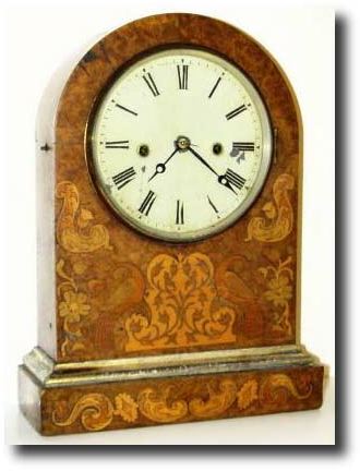 C.1850, Chauncey Jerome, 8-Day Fusee shelf clock — Antique Clocks Price Guide