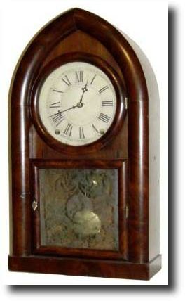 C.1845, Terry and Andrews, Bristol, Conn, Brass spring beehive — Antique Clocks Price Guide
