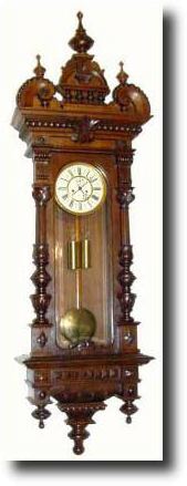 C.1900, German, Thomas Haller, Schwenningen, 2-weight wall regulator — Antique Clocks Price Guide