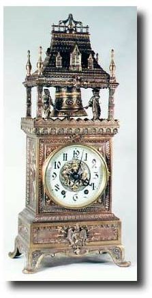 C.1895, French Automaton Tower Clock, — Antique Clocks Price Guide