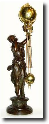 C.1900, Ansonia "Juno Ball Swing" i — Antique Clocks Price Guide