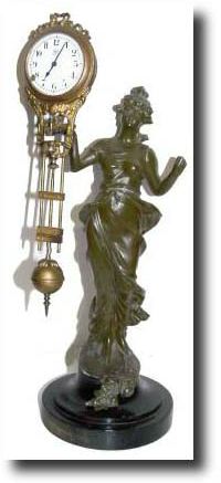 C.1910, German, Junghans, Diana, Swing clock, as-found. — Antique Clocks Price Guide