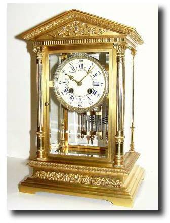 C.1895, French, Crystal Regulator — Antique Clocks Price Guide