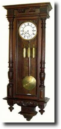 C.1875, Austrian, 3-Weight, Grand Sonnerie wall regulator, — Antique Clocks Price Guide