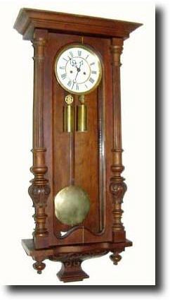 C.1875, German, Gustav Becker, 2-weight Vienna regulator, — Antique Clocks Price Guide