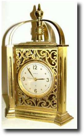 C.1950, Swiss, Gubelin, 3-Sided Desk Set, — Antique Clocks Price Guide