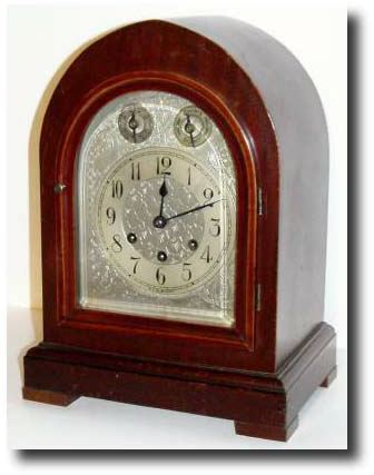 C.1909, German, Gustav Becker, West-minster chime mantel clock. — Antique Clocks Price Guide