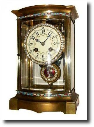 C.1900, French, Crystal Regulator — Antique Clocks Price Guide