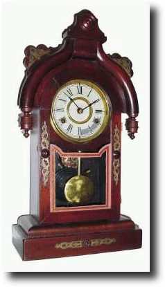 C.1880 (introduced in 1878), New Haven"Estelle" mantel clock, — Antique Clocks Price Guide