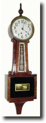 C.1925, E. Ingraham and Co., "NYANZA" banjo clock — Antique Clocks Price Guide
