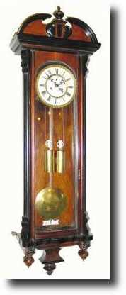 C.1880, German, 2-weight Wall Regulator Wall Clock — Antique Clocks Price Guide