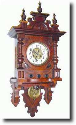 C.1905, German, Gustav Becker, Berlin style free swinger — Antique Clocks Price Guide