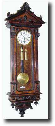 C.1880, German, Gustav Becker, 2-weight wall regulator in the Alt Deutsch style, — Antique Clocks Price Guide