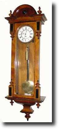 C.1870, Austrian, 1-Weight Vienna Regulator Wall Clock — Antique Clocks Price Guide