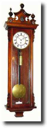 C.1880, German, 1-Weight "Vienna Regulator" Wall Clock — Antique Clocks Price Guide