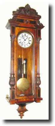 C.1880, German, 1-weight Wall Regulator Clock — Antique Clocks Price Guide