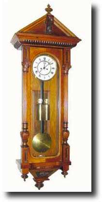 C.1890, Austrian, Gebruder Resch, "Remember" trademark Wall Clock — Antique Clocks Price Guide