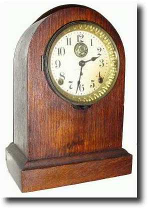 C.1910, Seth Thomas Clock Co., Thomaston, Conn. PROGRESS Alarm clock — Antique Clocks Price Guide