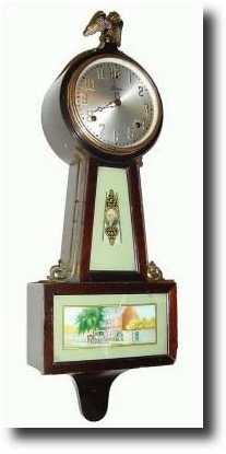 C.1925, Sessions "Washington" banjo clock — Antique Clocks Price Guide