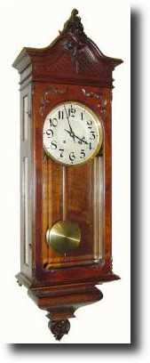 C.1900, German for the French market, "LFS" Westminster Wall Clock in the 2nd Baroque style. — Antique Clocks Price Guide