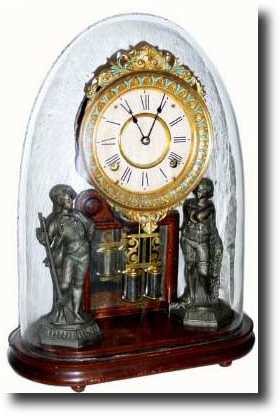 C.1880, Ansonia "Crystal Palace No. 1 Extra" Crystal Regulator — Antique Clocks Price Guide
