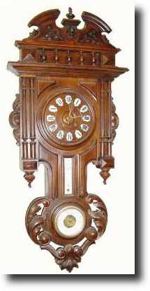 C.1890, French, Clock and Barometer — Antique Clocks Price Guide
