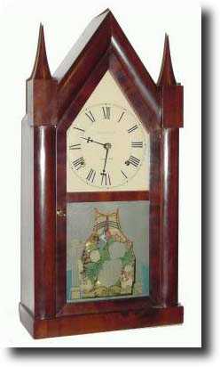 C.1850, Connecticut Clock Co. steeple clock — Antique Clocks Price Guide
