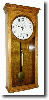 C.1922, Seth Thomas, "Regulator No. 4" wall clock in oak case — Antique Clocks Price Guide