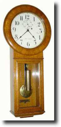 C.1920, Seth Thomas, "Regulator No. 2" wall clock in oak case — Antique Clocks Price Guide
