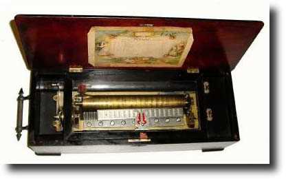 C.1870, Swiss "Soprano" 12-tune Music Box, — Antique Clocks Price Guide