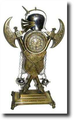 C.1885, French "Gladiator" Form clock — Antique Clocks Price Guide