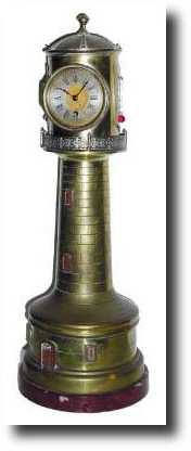 C.1890, French, Industrial Series "Lighthouse" clock — Antique Clocks Price Guide