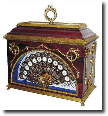 C.1983, reproduction "Imperial Fan Clock" — Antique Clocks Price Guide