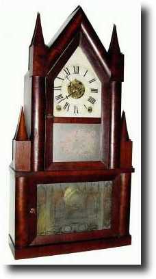 C.1845, Terry and Andrews, Bristol, CT, Steeple Clock — Antique Clocks Price Guide