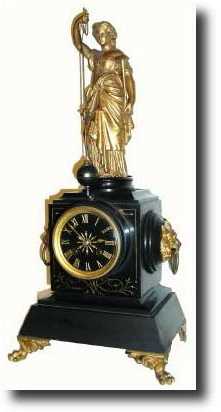 C.1890, French, Farcot Conical Clock, — Antique Clocks Price Guide
