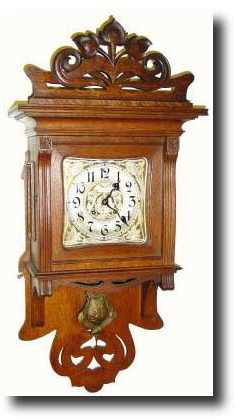 C.1900, German, L.F.S., Berlin Style Free swinger — Antique Clocks Price Guide