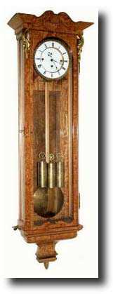 C.1850-60, Austrian, W. Schonberger, late Biedermeier 3-weight Grand Sonnerie wall regulator. — Antique Clocks Price Guide