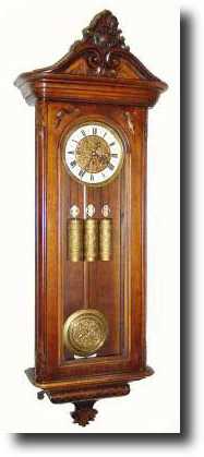 C.1890, German, Gustav Becker, 3-weight grand sonnerie wall regulator — Antique Clocks Price Guide
