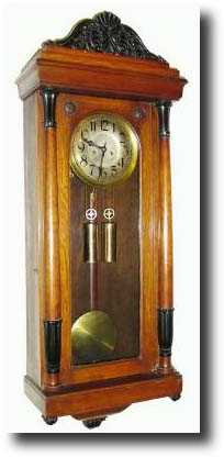 C.1908, German, Gustav Becker, 2-Weight regulator wall clock — Antique Clocks Price Guide