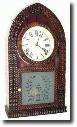 C.1848, J.C. Brown, Forestville Mfg, Bristol, Conn, full ripple beehive clock — Antique Clocks Price Guide