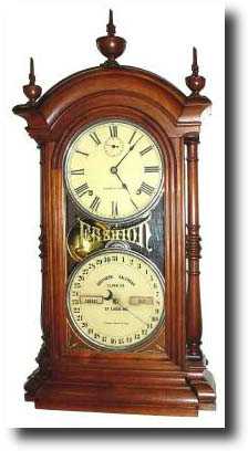 C.1878, Southern Calendar Clock Co., "Fashion No. 3" mantel clock — Antique Clocks Price Guide