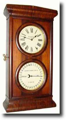 C.1875, Southern Calendar Co., St. Louis, Missouri., Fashion No. 1 calendar clock, — Antique Clocks Price Guide