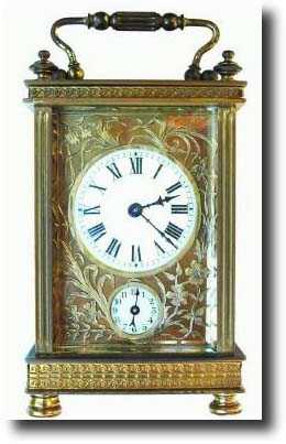 C.1910, French Brass Cased Carriage Clock — Antique Clocks Price Guide