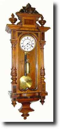 C.1880, Austrian, Adolphe Stern, Vienna, rare 1-weight miniature with 4.5' "dial. — Antique Clocks Price Guide